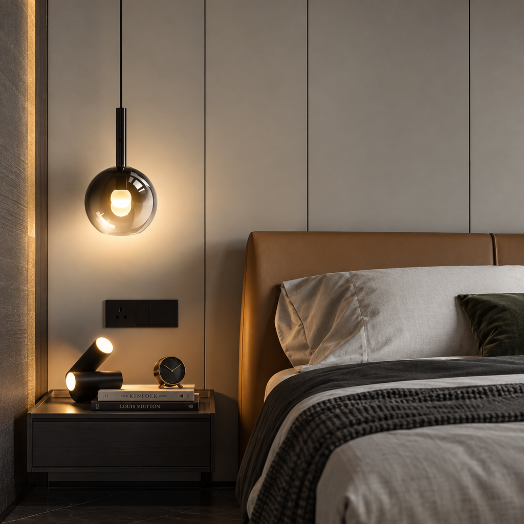 Modern LED Bedside Pendant Light