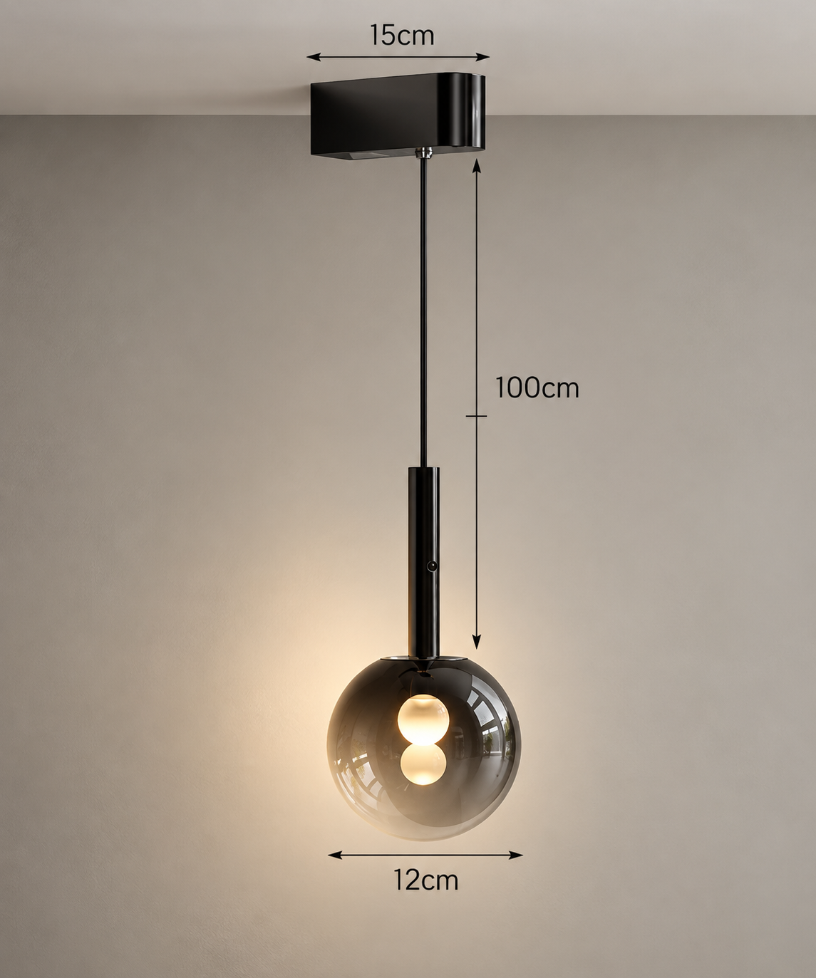 Modern LED Bedside Pendant Light