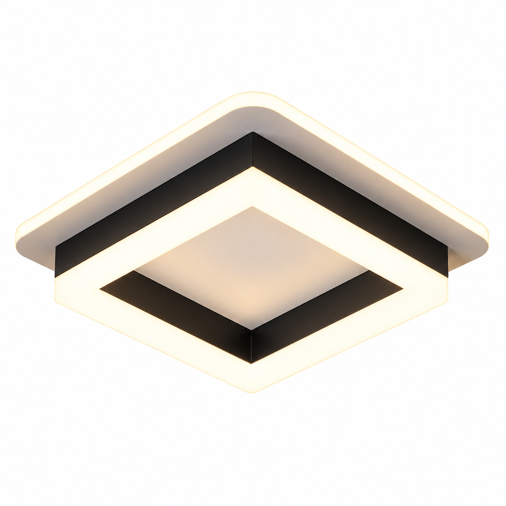 Modern LED Ceiling Light – Square & Round Flush Mount