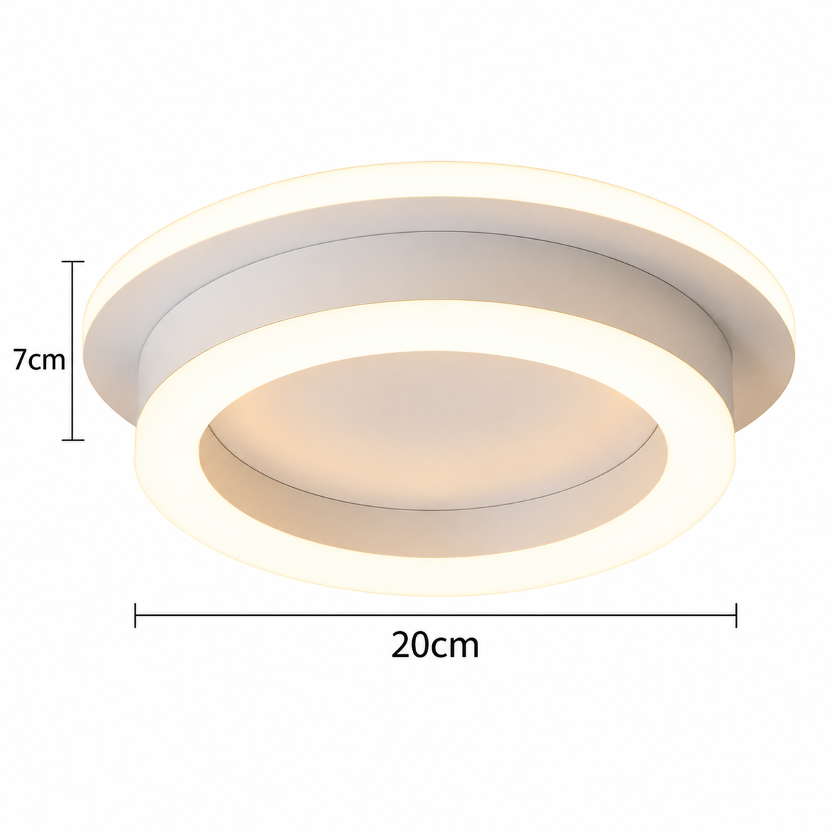 Modern LED Ceiling Light – Square & Round Flush Mount