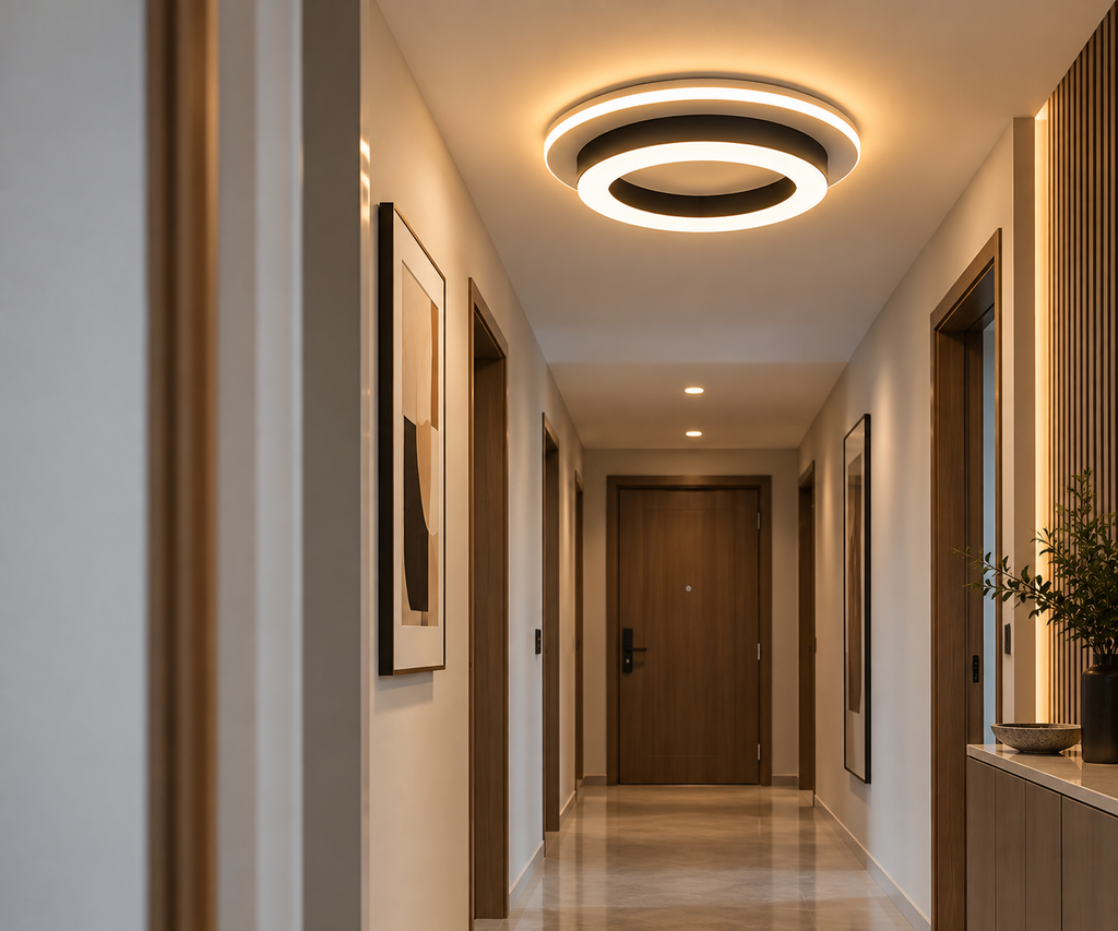 Modern LED Ceiling Light – Square & Round Flush Mount