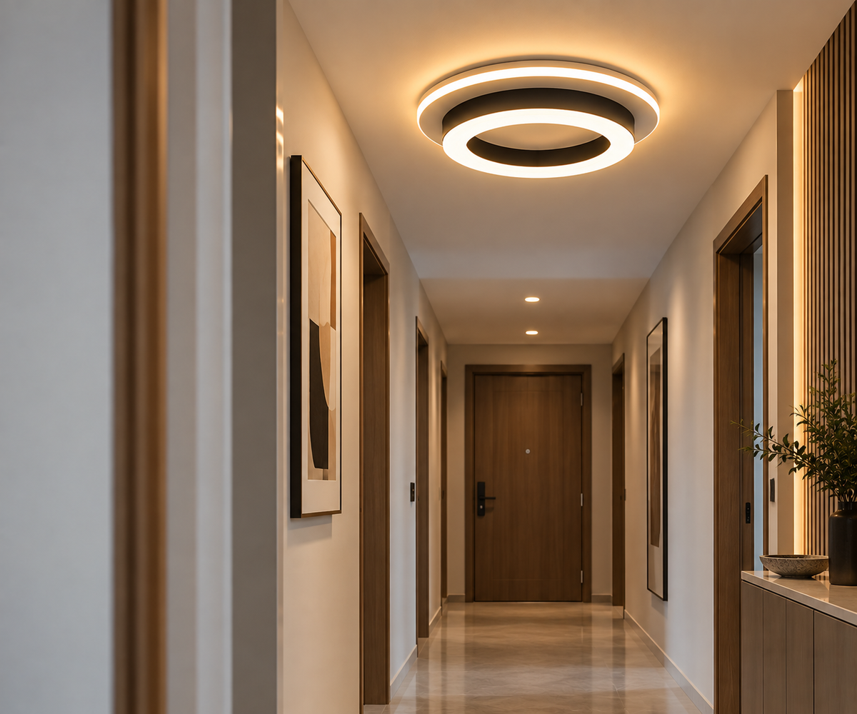 Modern LED Ceiling Light – Square & Round Flush Mount