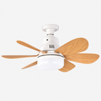 E26/E27 LED Ceiling Fan Light with Remote Control & Dimmable Lighting
