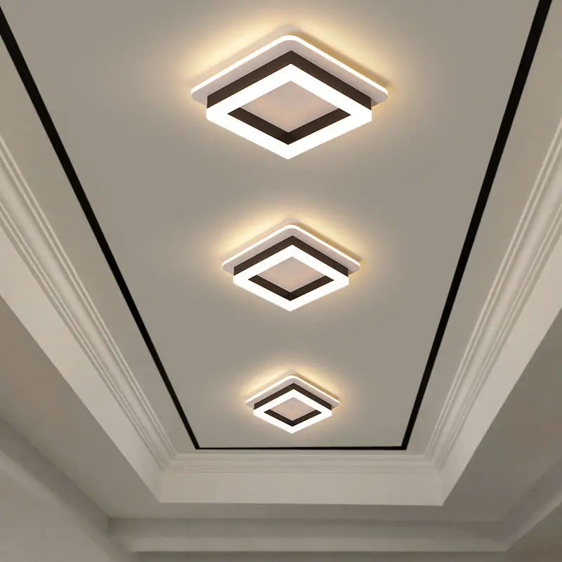 Modern LED Ceiling Light – Square & Round Flush Mount