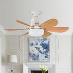 E26/E27 LED Ceiling Fan Light with Remote Control & Dimmable Lighting